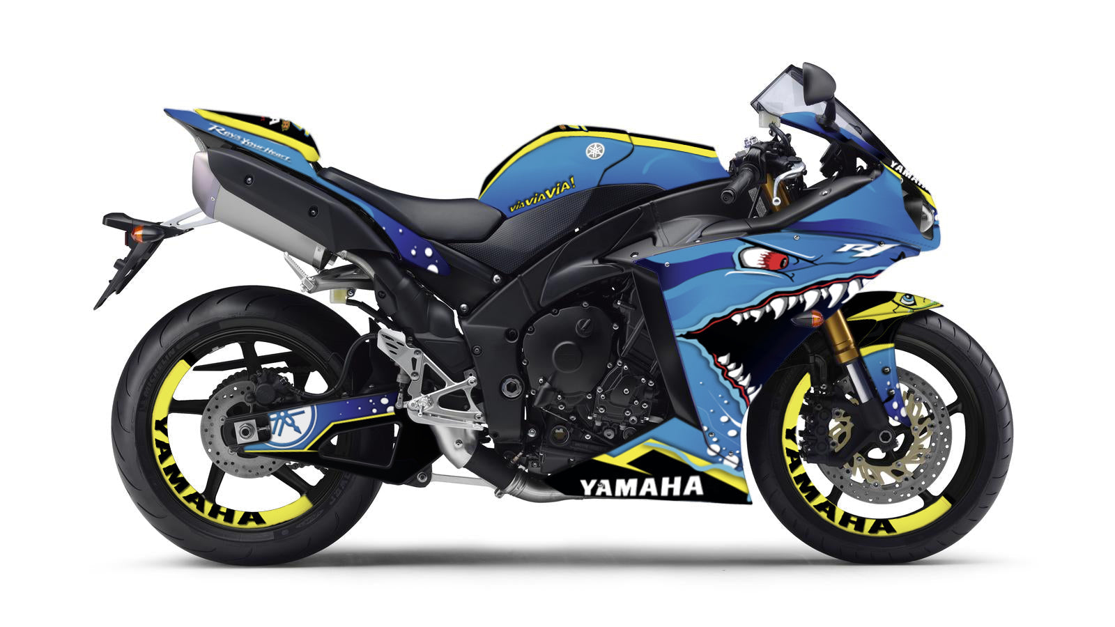 Kit déco Yamaha R1 - Marvel Kit déco moto Yamaha