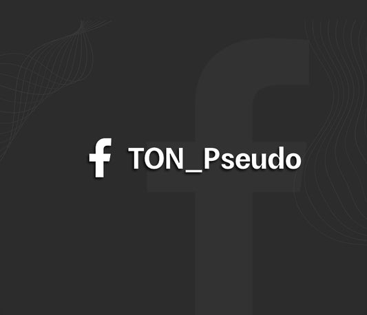 Autocollant réseau sociaux facebook.