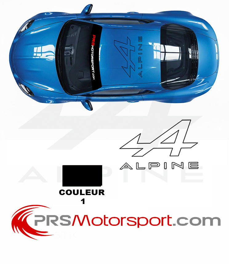 Kit déco autocollant pour le toit Alpine.