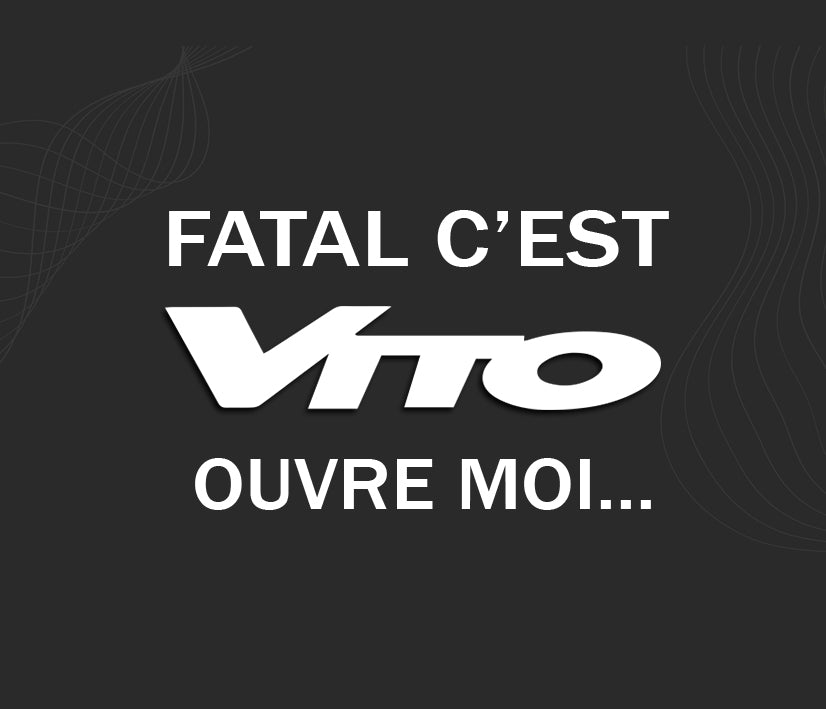 autocollant fatal c'est vito, mercedes vito, stickers voiture.