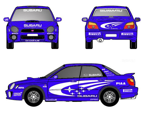 KIT déco Subaru Rally full