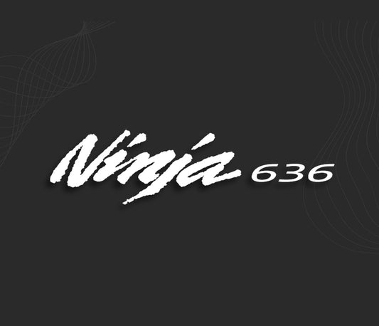 autocollant moto ninja 636, decal kawasaki zx-6R de 2005.