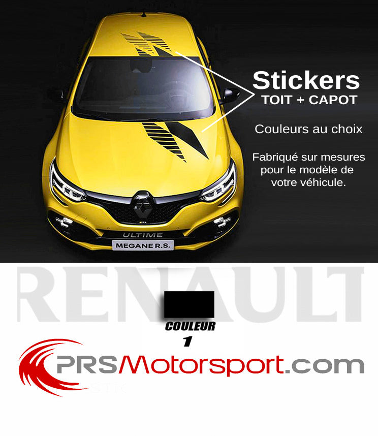 Stickers renault megane ULTIME pour carrosserie.