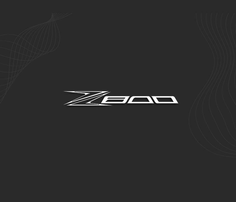 autocollant moto kawasaki, stickers logo Z800.
