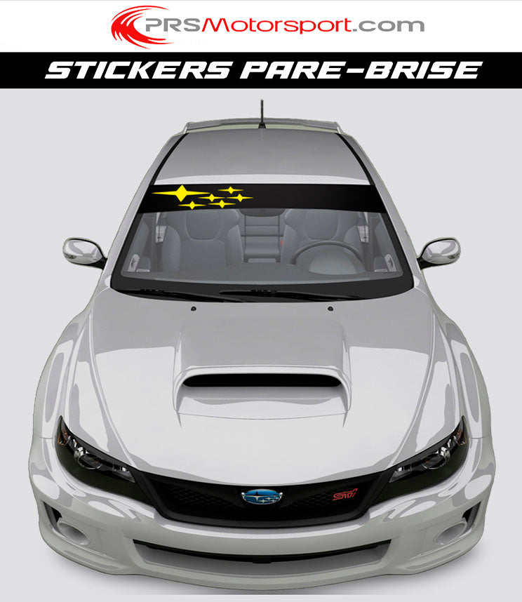 Autocollant pare-brise voiture stickers subaru pare-solei.