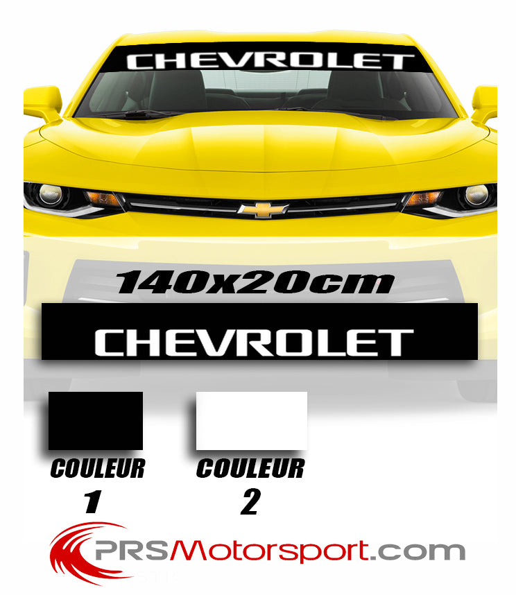 autocollant voiture chevrolet camaro, stickers pare-brise.