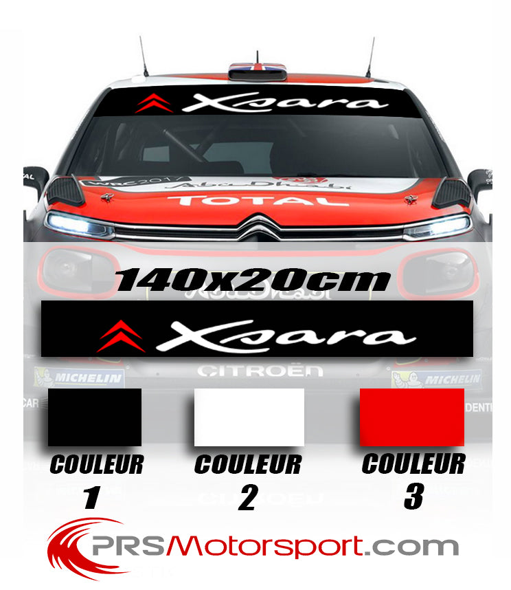 autocollant pas cher, pare-brise citroen XSARA.