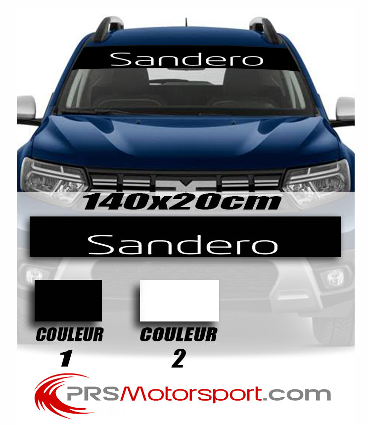 Bandeau Pare soleil Dacia, Sandero RS et Duster - STICK AUTO