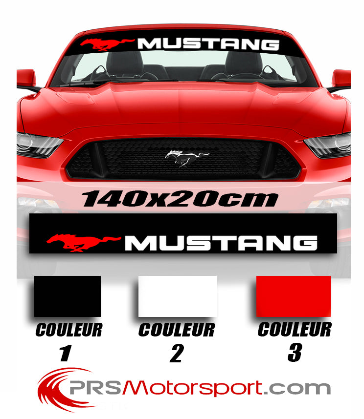 MUSTANG sun visor strip