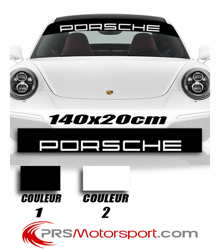 Stickers bandeau pare brise Porsche –