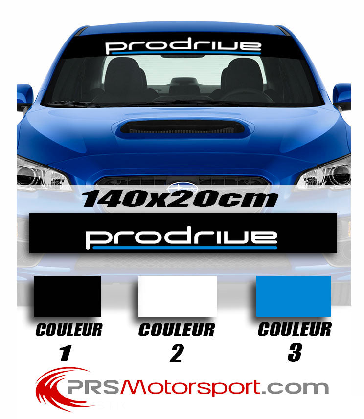 Bande pare soleil SUBARU PRODRIVE