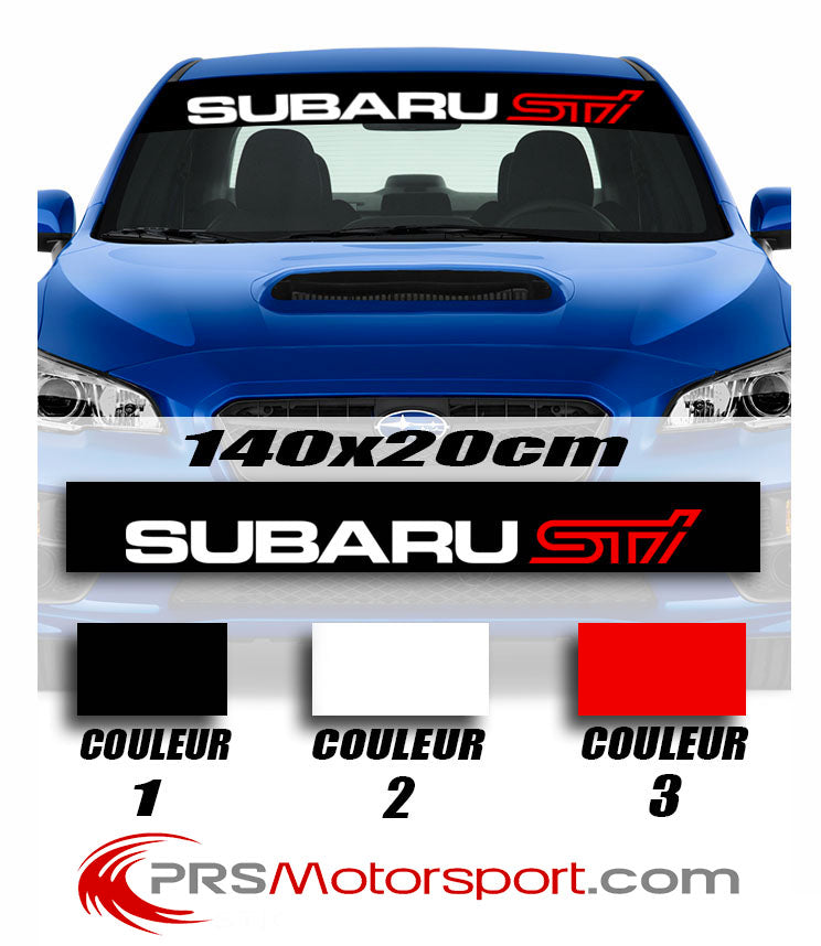autocollant subaru sti, pare soleil voiture stickers carrosserie.