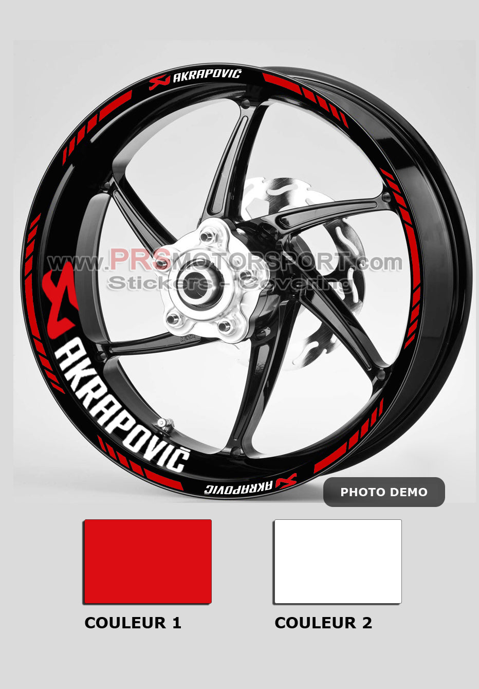 AKRAPOVIC rim decoration kit (2)