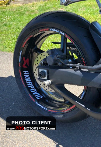 AKRAPOVIC HONDA rim decoration kit