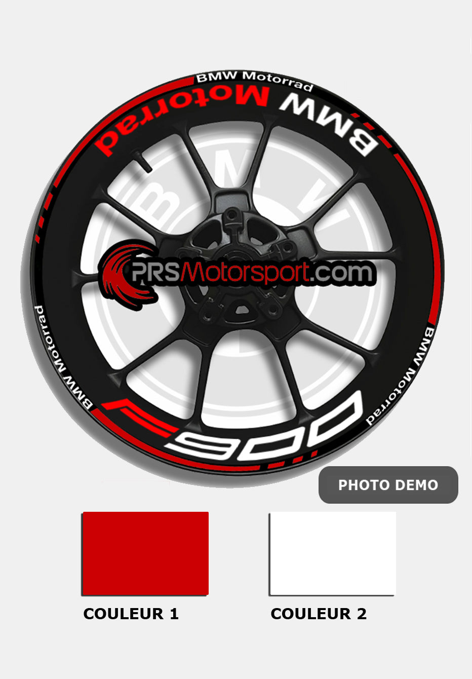 liserets jante bmw f900, stickers jante moto.