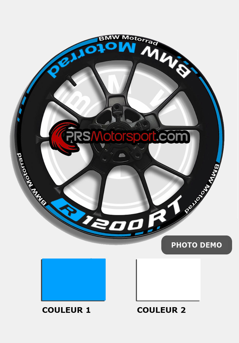 stickers jante moto bmw. Liserets jante bmw r1200 RT.