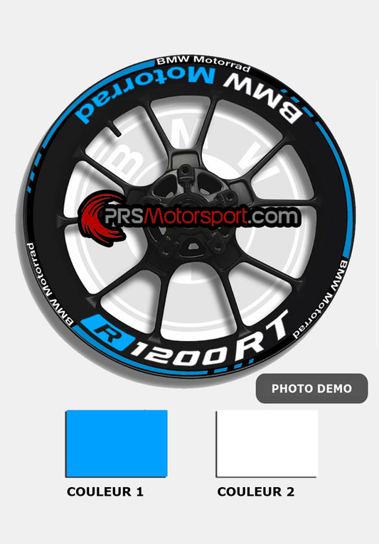stickers jante moto bmw. Liserets jante bmw r1200 RT.