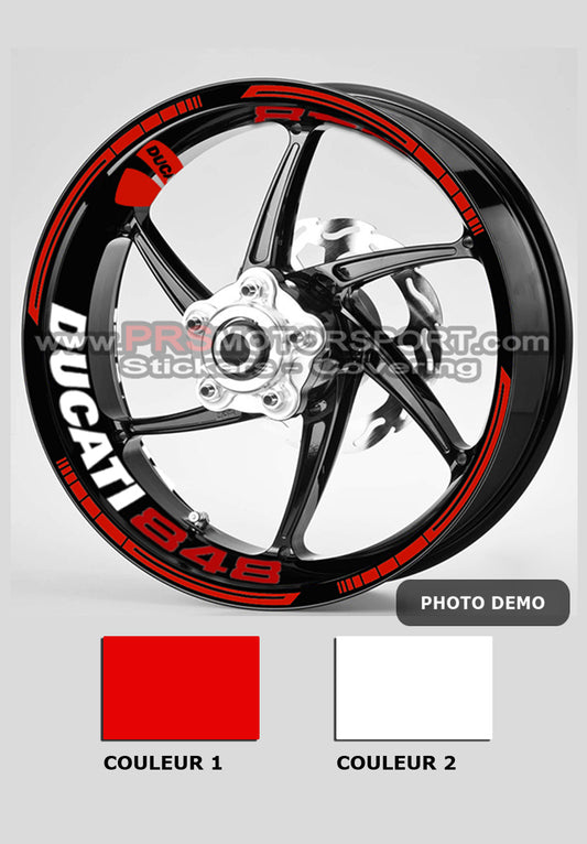 KIT déco jante DUCATI 848