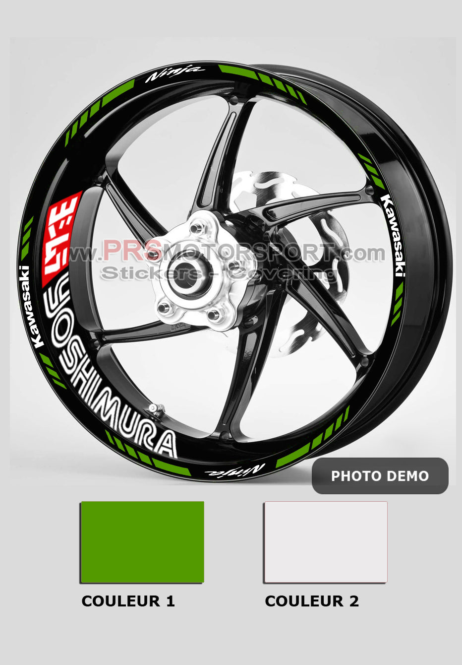 KIT déco jante YOSHIMURA KAWASAKI NINJA