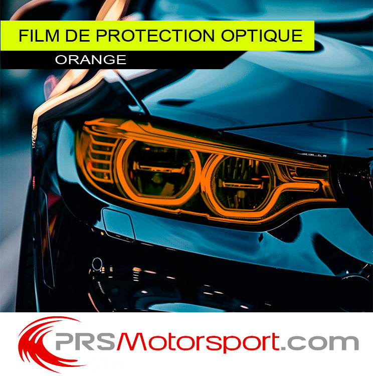 film pour phare voiture et moto, film teinté orange headlight spécial protection optique.