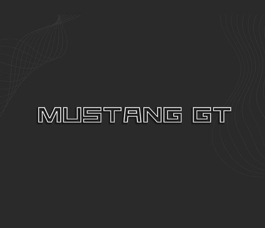 autocollant carrosserie voiture, stickers ford mustang GT.