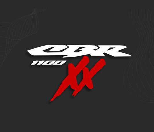 autocollant moto HONDA CBR 1100 XX, stickers logo marque.