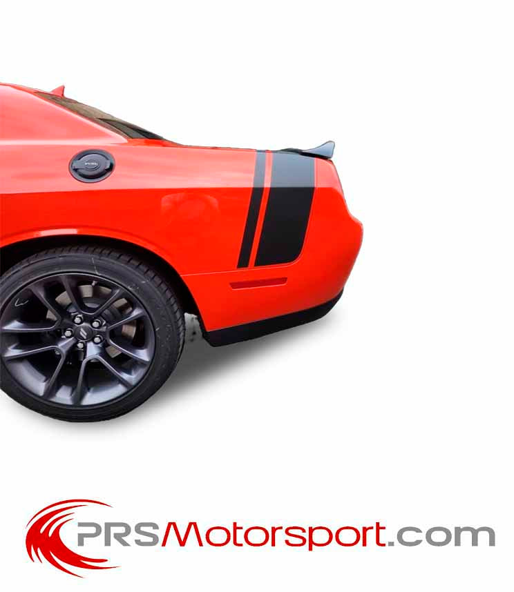 Autocollant bande aile arrière dodge Challenger stickers racing.