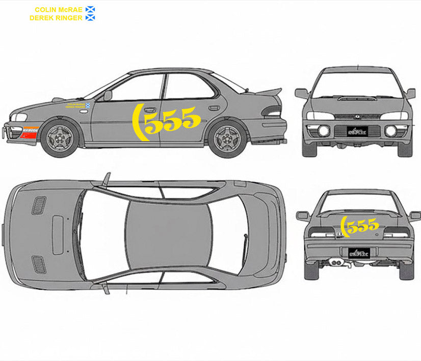 kit déco subaru 555