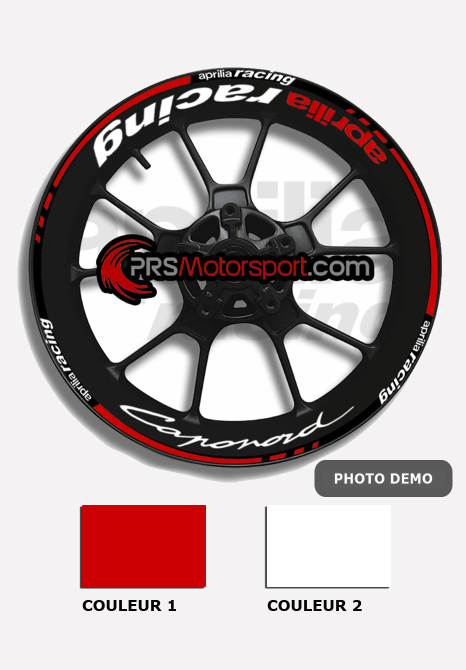 deco stickers jante moto aprilia.