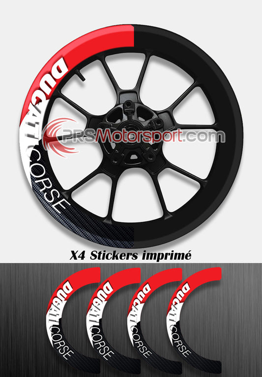 kit deco stickers jante ducati. deco jante moto x wrap.
