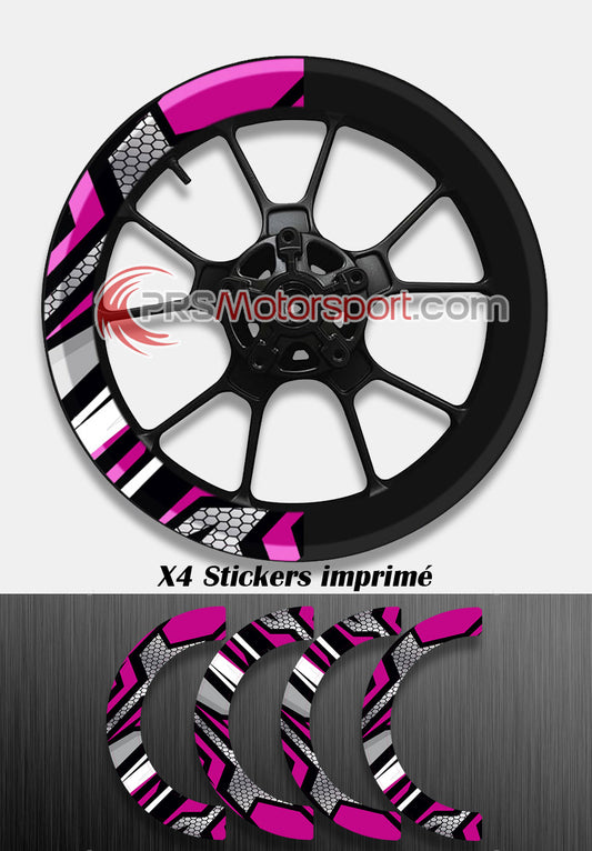 deco jante x Wrap, bande stickers jante moto.