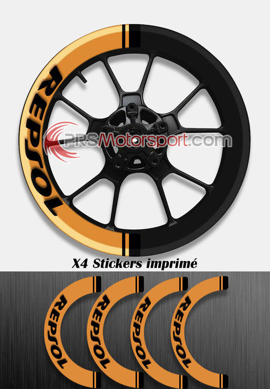 autocollant jante moto honda. Stickers deco jante moto xwrap.