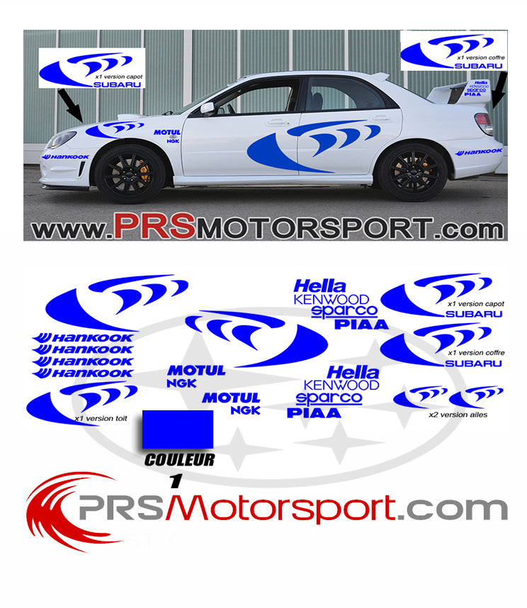 Kit déco SUBARU Motif 555