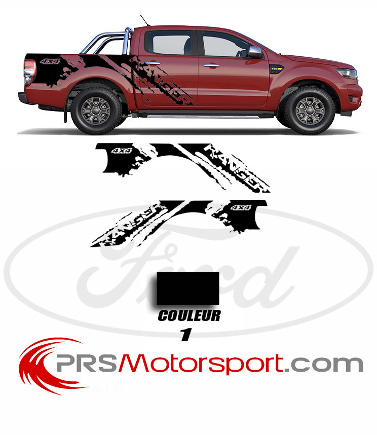 Kit déco 4x4 Ford Ranger - Stickers PRSmotorsport –