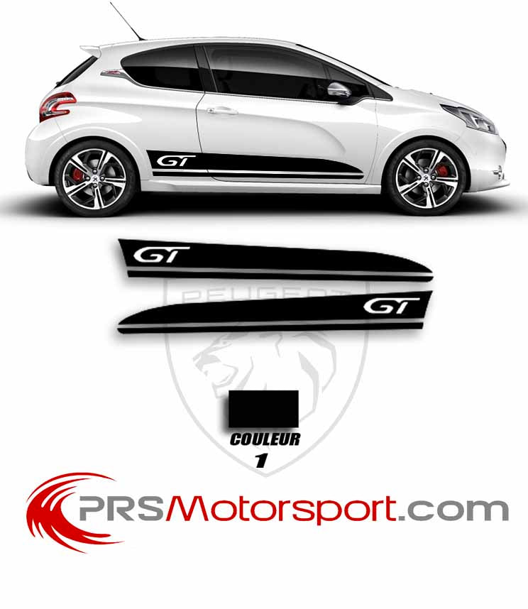 Kit déco bande latérale PEUGEOT GT