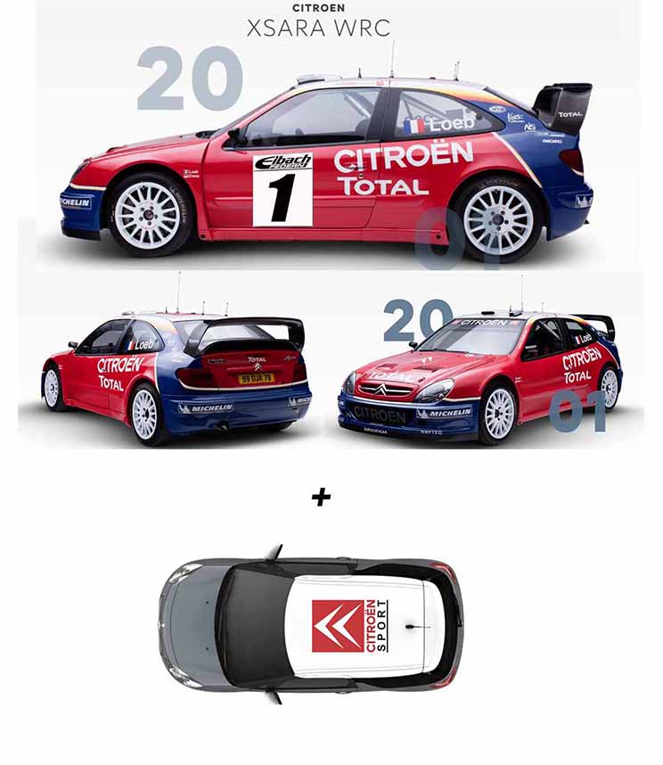 Kit déco complète CITROEN XSARA WRC