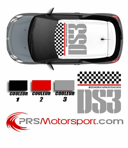 Kit déco CITROEN DS3 Toit 2