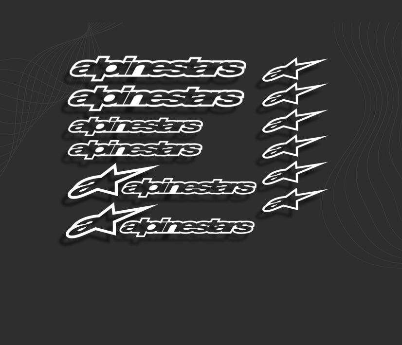 KIT stickers ALPINESTARS 2