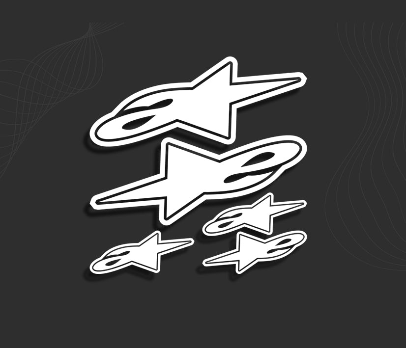 KIT stickers ALPINESTARS 3