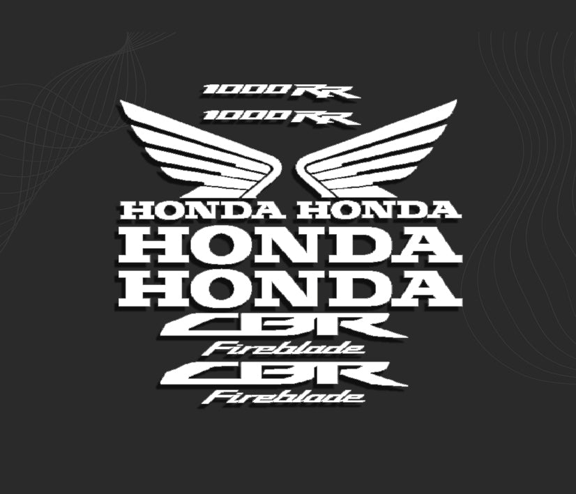 KIT stickers HONDA CBR 1000rr 2010