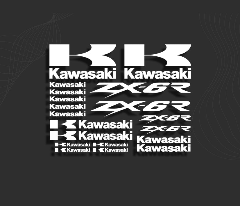 KIT stickers KAWASAKI ZX-6R