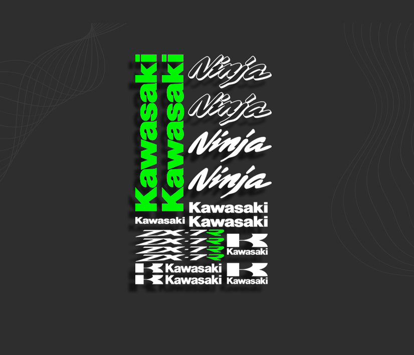 KIT stickers KAWASAKI ZX-7R NINJA