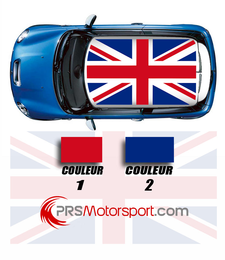 autocollant carrosserie voiture, stickers UNION JACK pour MINI COOPER. Décalcomanie drapeau anglais.