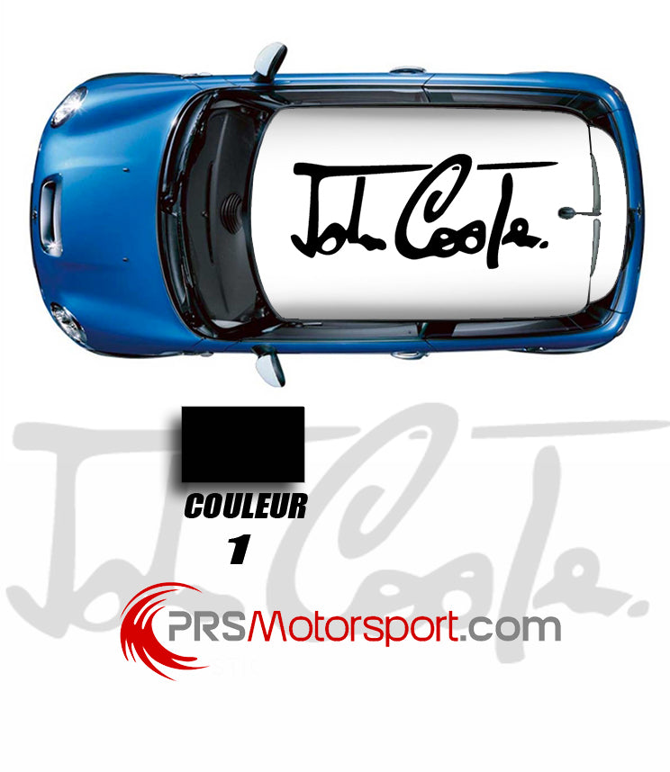 autocollant JOHN COOPER pour MINI COOPER.