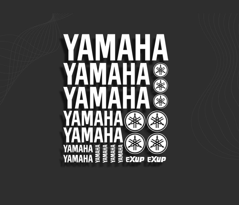 KIT stickers YAMAHA - Autocollants moto –