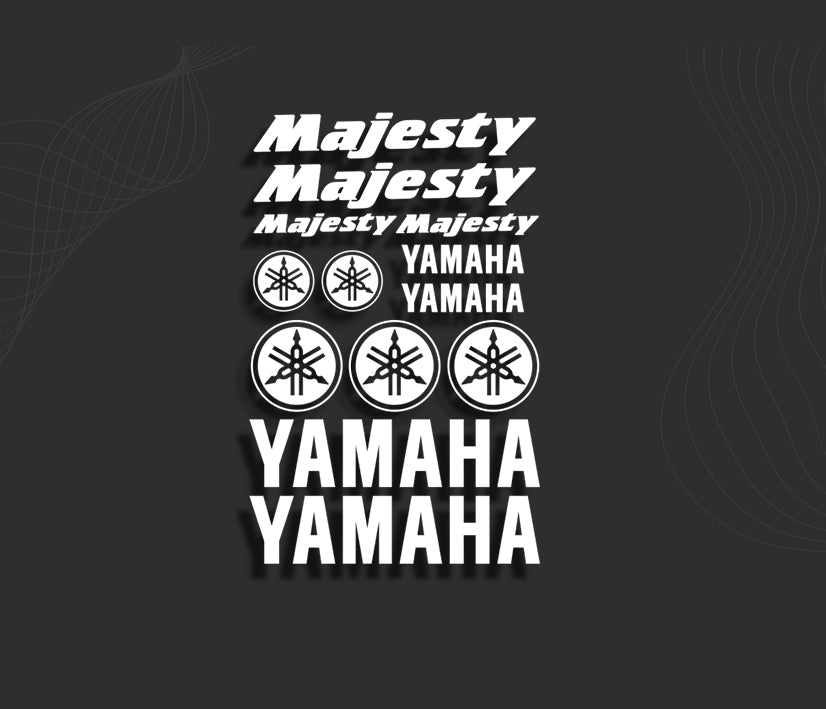 KIT stickers YAMAHA MAJESTY