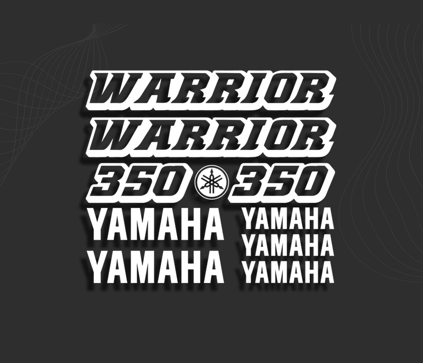 KIT stickers YAMAHA WARRIOR 350