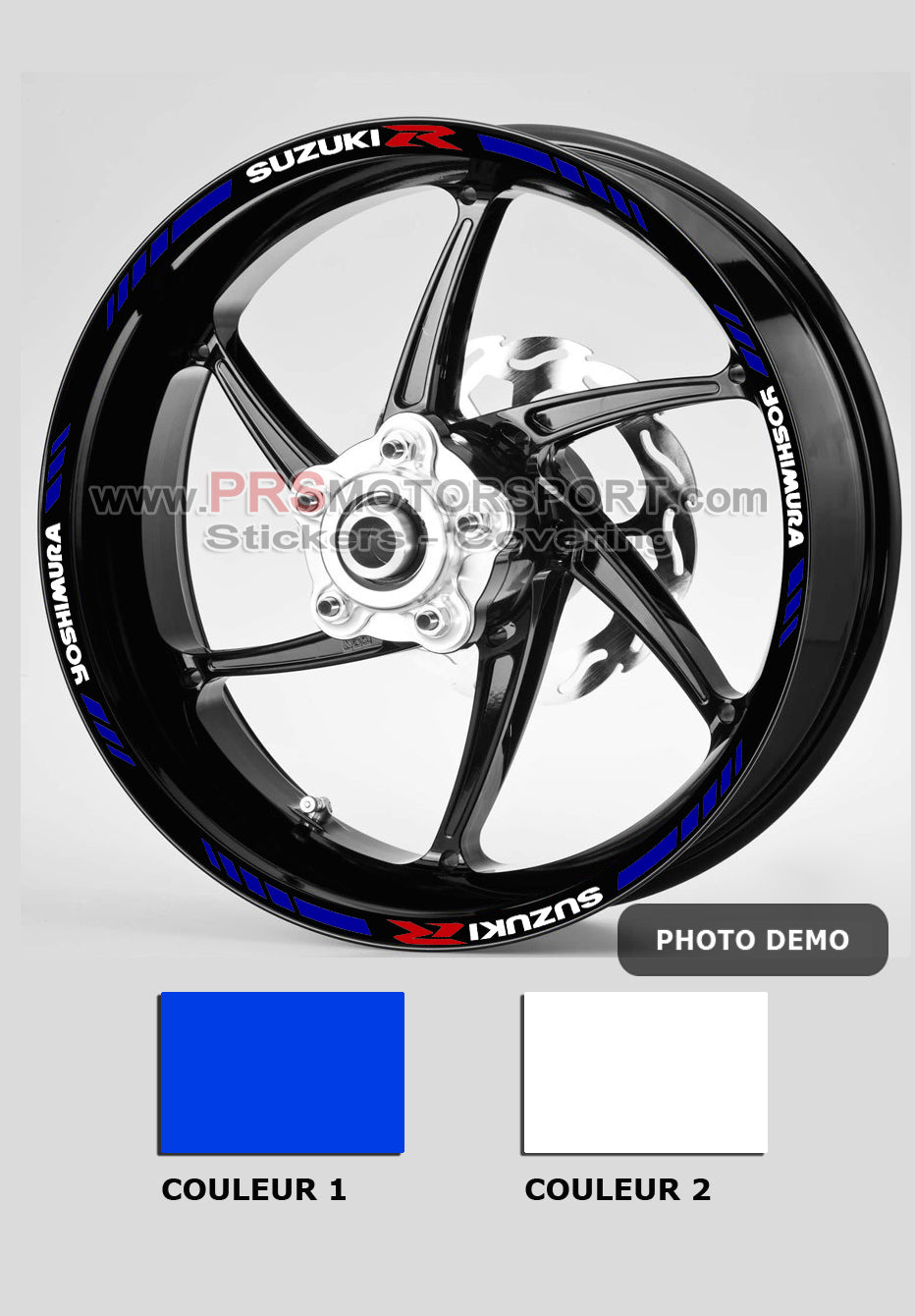 kit déco jante suzuki Yoshimura pour suzuki