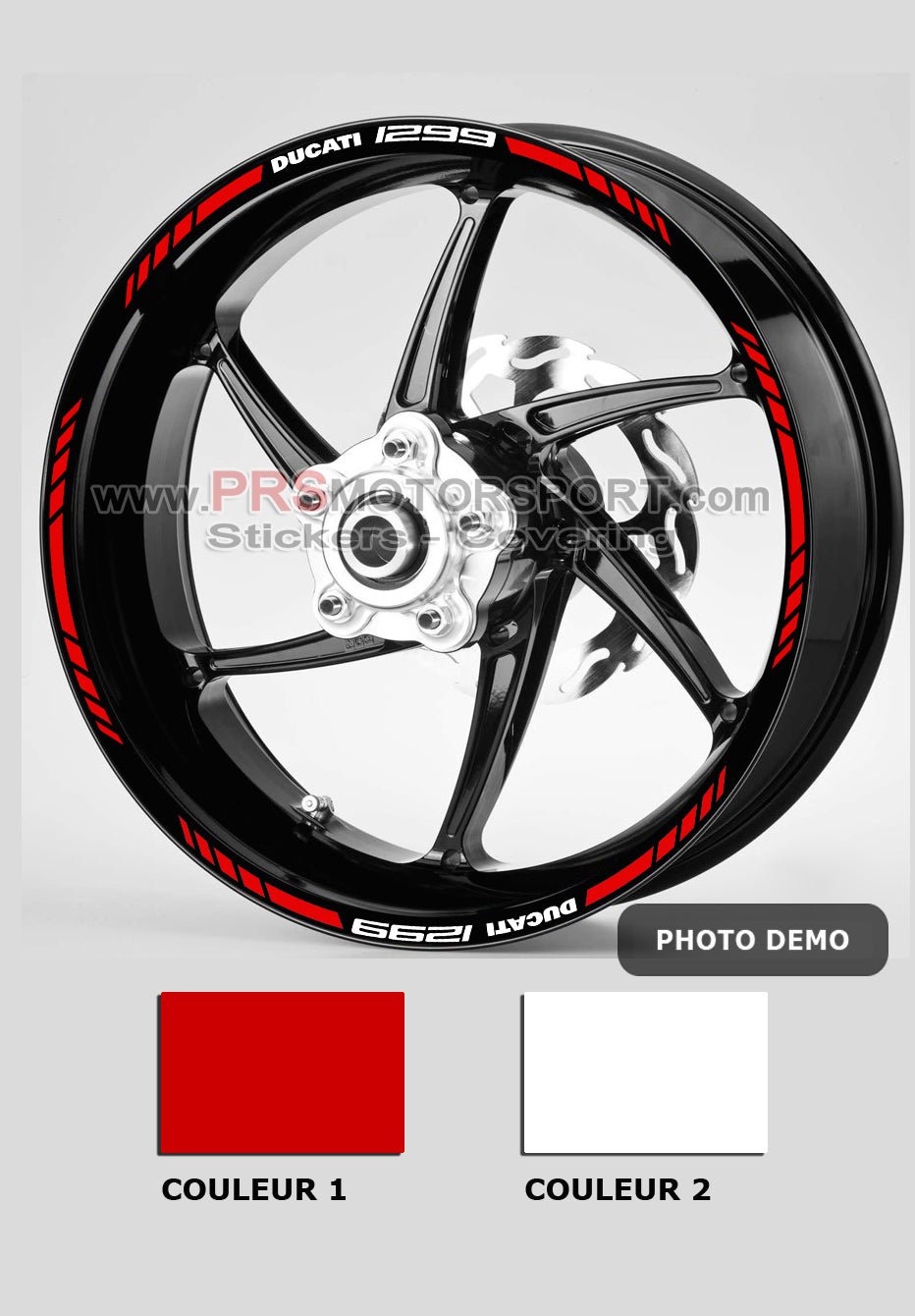 LISERETS jante DUCATI 1299