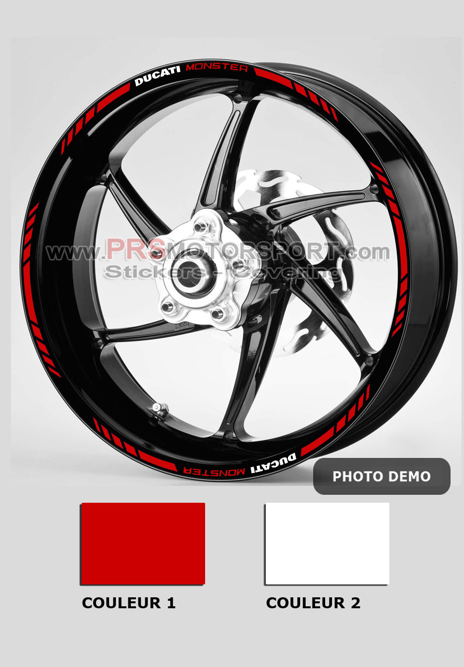 LISERETS jante DUCATI MONSTER 1